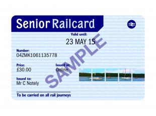 senior railcard how many can travel